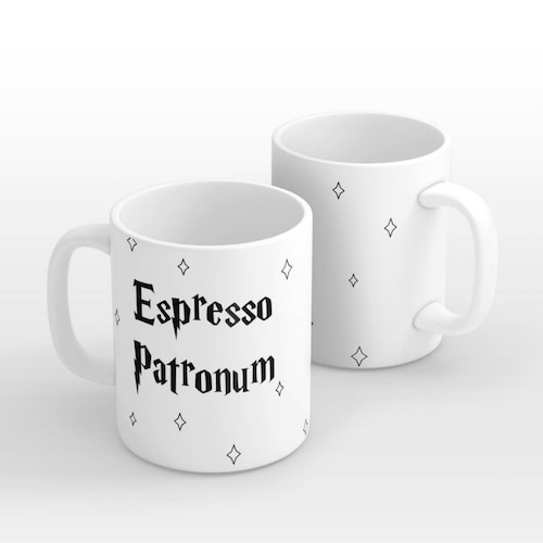 TAZA PERSONALIZADA ESPRESSO PATRONUM MODELO TRADICIONAL