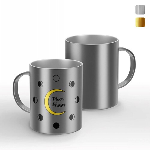 TAZA PERSONALIZADA FASES DE LA LUNA MODELO ESPEJO.