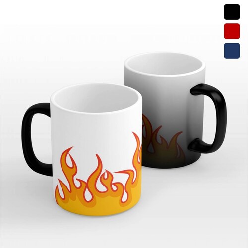 TAZA PERSONALIZADA FLAMAS MODELO MÁGICA.