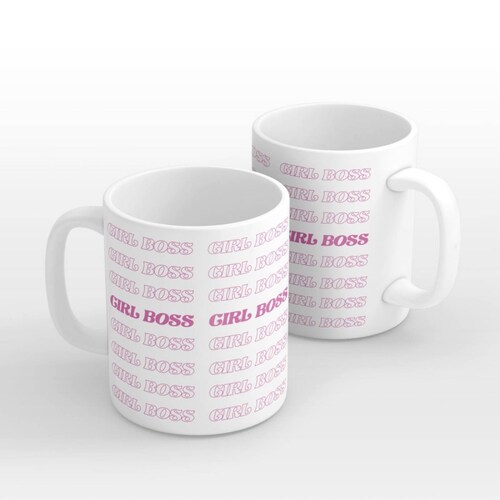 TAZA PERSONALIZADA GIRL BOSS MODELO TRADICIONAL