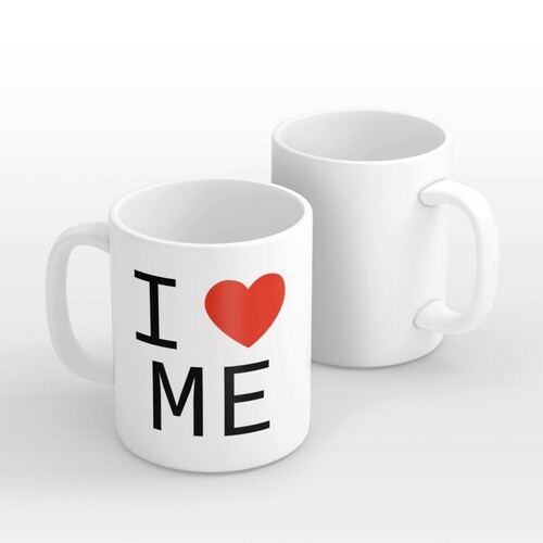 TAZA PERSONALIZADA I LOVE ME MODELO TRADICIONAL