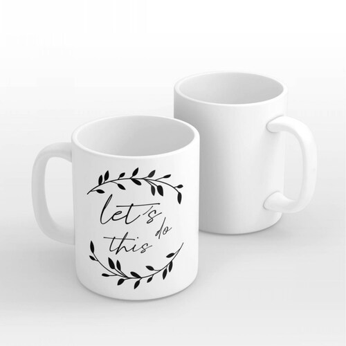 TAZA PERSONALIZADA LET´S DO THIS MODELO TRADICIONAL