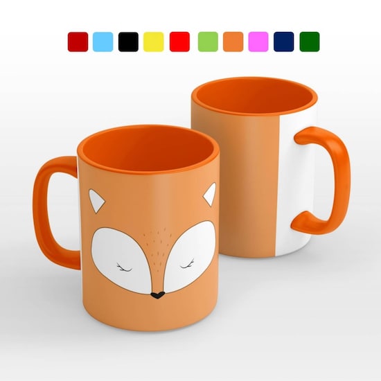 Tazas desayuno asa zorro 3D - Oferta Limitada en Stock