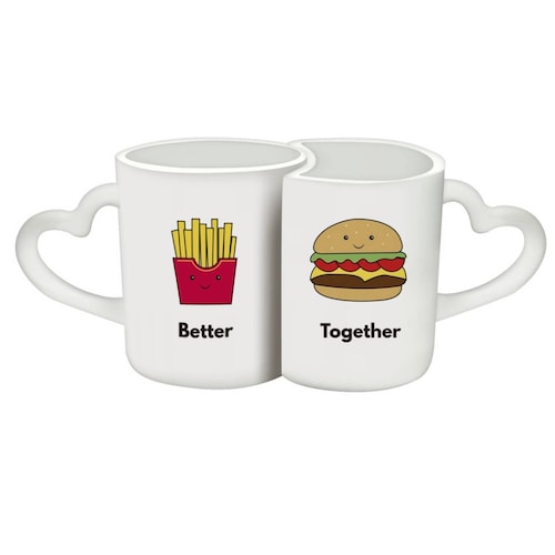 TAZA PERSONALIZADA JUNTOS MODELO DUO PAREJA