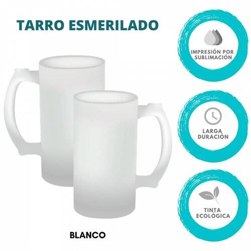 TARRO ESMERILADO PERSONALIZADO BATMAN Y JOKER 473 ML