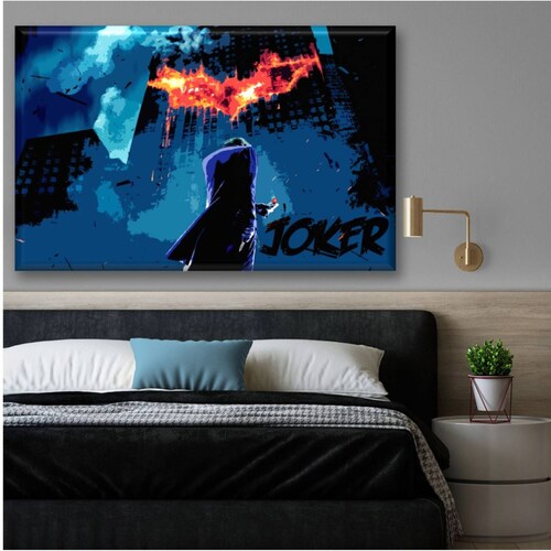 Cuadro Canva Decorativo Guasón 60X40 cm