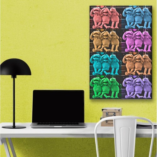Cuadro Canva Decorativo Rana René 60X40 cm