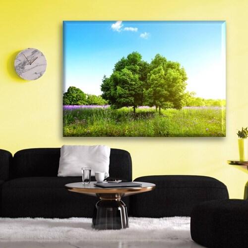 Cuadro Canva Decorativo Arbol En Primavera 90X60 cm