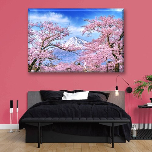 Cuadro Canva Decorativo Primavera Japon 60X40 cm