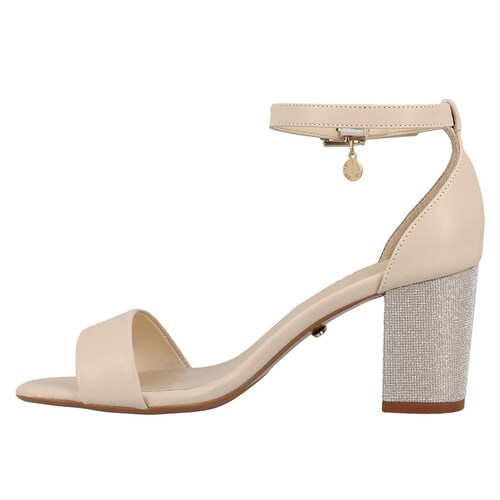 Sandalia Para Mujer Westies modelo WEKRULE9 color crema, composición sintetico