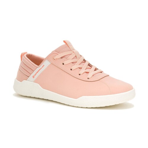 Tenis Para Mujer Cat modelo P110693 color durazno, composición piel
