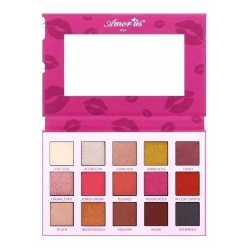 Sombras Hey Babe Amorus Paleta Con 15 Tonos Vegano 