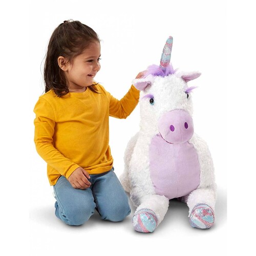 Peluche de Unicornio Gigante Misty 100cm Melissa & Doug