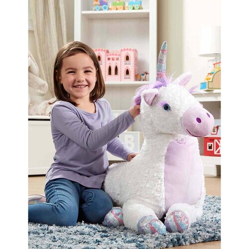 Peluche de Unicornio Gigante Misty 100cm Melissa & Doug