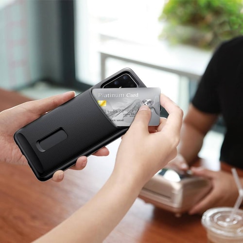 Funda ESR Wallet Armor para Samsung S20 PLUS Negra Cartera 