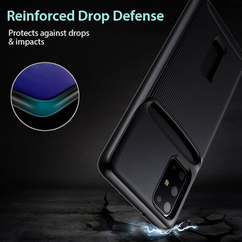 Funda ESR Wallet Armor para Samsung S20 PLUS Negra Cartera 