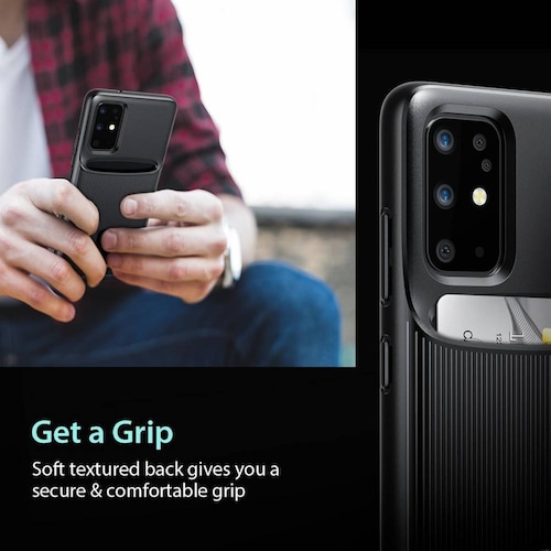 Funda ESR Wallet Armor para Samsung S20 PLUS Negra Cartera 