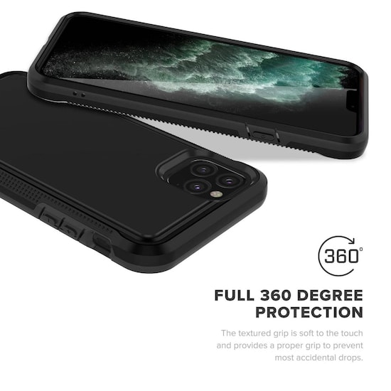 Funda Spigen Negra Para Iphone 11 Pro Max 360