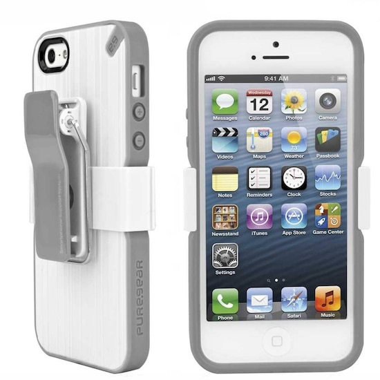 Funda PUREGEAR Utilitarian Blanca para iPhone SE 2016 iPhone 5s y