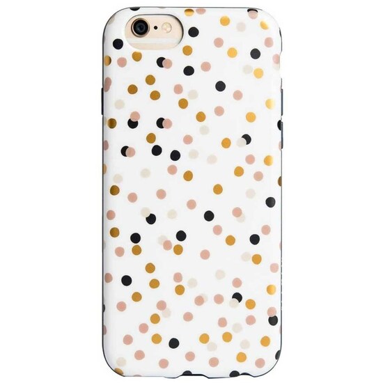 Funda para lavadora de carga superior de lunares beige, funda para