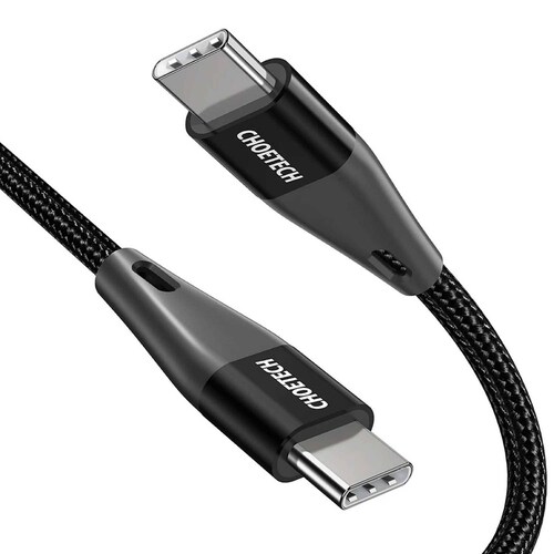 Cable Datos CHOETECH USB-C a USB-C 1.2m PD 60W 3Amp Universal 