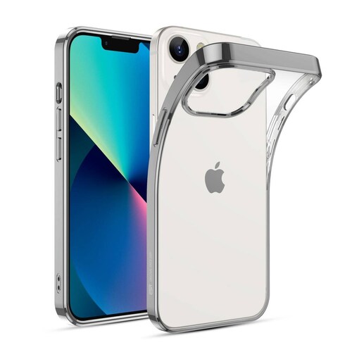 Funda ESR Project Zero para iPhone 14 y 13 Transparente Plata 