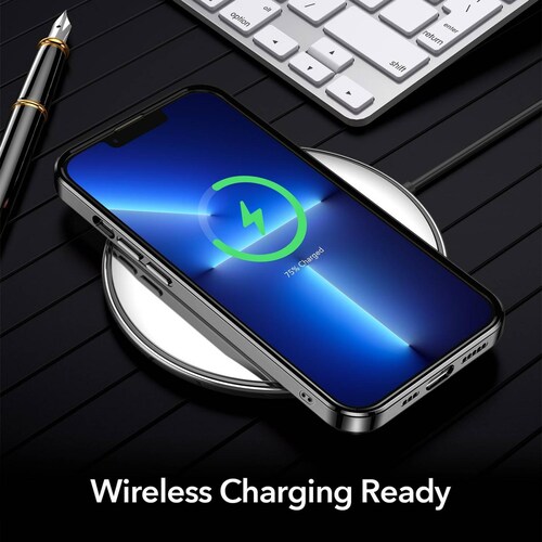 Funda ESR Project Zero para iPhone 13 PRO Transparente Negro 