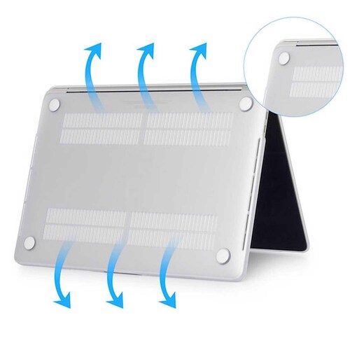 Funda TECHPROTECTUS para MacBook Air 13 Transparente release 2020 2019 2018 A2337 A2179 A1932 
