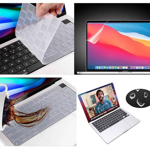 Funda TECHPROTECTUS para MacBook Air 13 Transparente release 2020 2019 2018 A2337 A2179 A1932 
