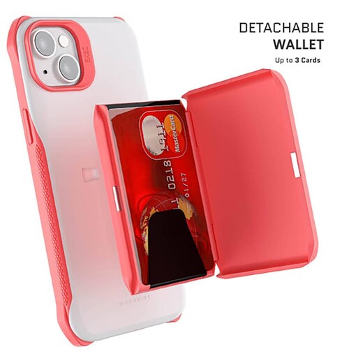 iPhone 14 Rosa con porta tarjetas 