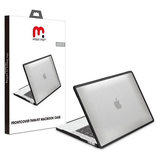 Funda MYBAT para MacBook Air 13 M1 Transp Negro release 2020 2019 2018 A2337 A2179 A1932 