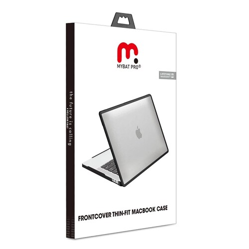 Funda MYBAT para MacBook Air 13 M1 Transp Negro release 2020 2019 2018 A2337 A2179 A1932 