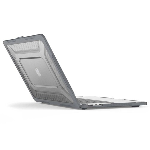 Funda TEKKU para MacBook Pro 13 M1 M2  uso rudo Gris A2338 A2238 A2289 A2251 A2159 A1989 A1706 A1708 