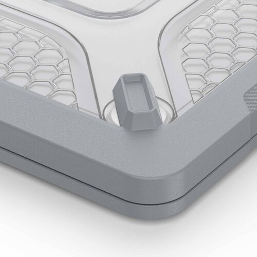 Funda TEKKU para MacBook Pro 13 M1 M2  uso rudo Gris A2338 A2238 A2289 A2251 A2159 A1989 A1706 A1708 