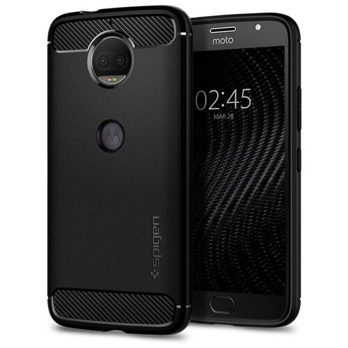 Funda SPIGEN Rugged Armor para Moto G5s PLUS - Negra 