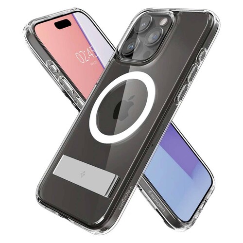 Funda SPIGEN Slim Armor MagFit para iPhone 15 PRO MAX Transparente 
