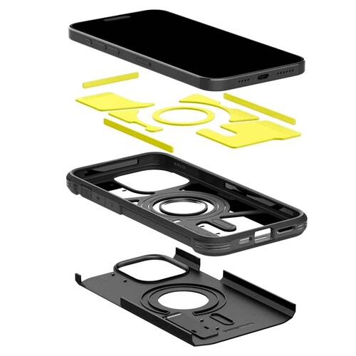 Funda SPIGEN Tough Armor Mag para iPhone 15 PRO Negra .