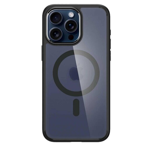 Funda SPIGEN Ultra Hybrid Mag para iPhone 15 PRO Negro Humo 