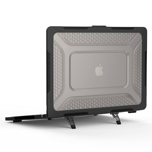 Funda TEKKU HC para MacBook Air 13 Negra A2337 M1 A2179 A1932 uso rudo 