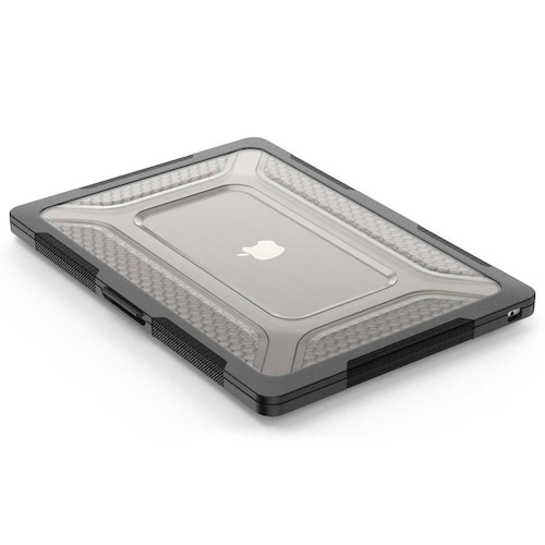 Funda TEKKU HC para MacBook Air 13 Negra A2337 M1 A2179 A1932 uso rudo 