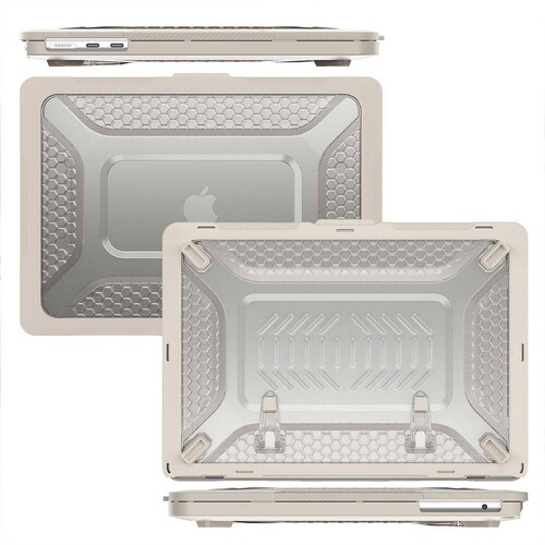 Funda TEKKU HC para MacBook Air 13 M2 M3 A2681 A3113 Arena uso rudo 