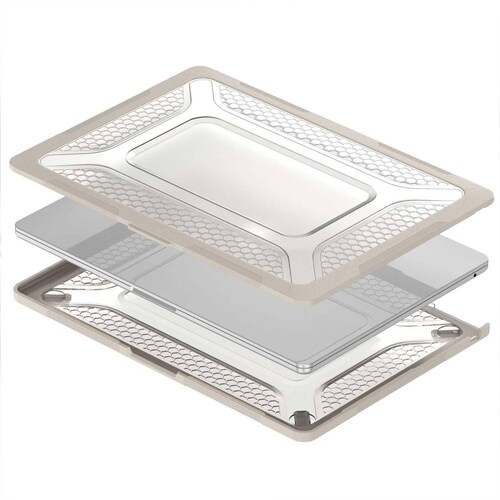Funda TEKKU HC para MacBook Air 13 M2 M3 A2681 A3113 Arena uso rudo 
