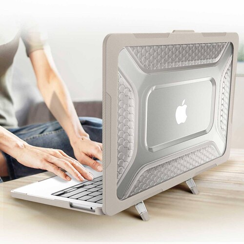 Funda TEKKU HC para MacBook Air 13 M2 M3 A2681 A3113 Arena uso rudo 