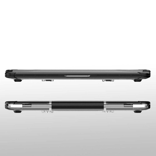 Funda TEKKU ST para MacBook PRO 14 Negra uso rudo A2992 A2918 A2442 A2779 M3 M2 M1 Pro M1 Max 