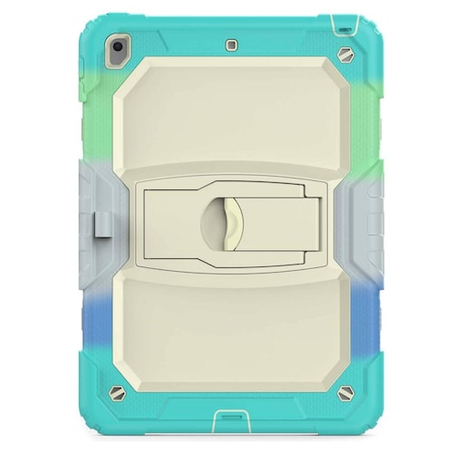 Funda TEKKU StandC uso rudo para iPad 10 de 10.9" MultiAzul A2696 A2757 A2777 
