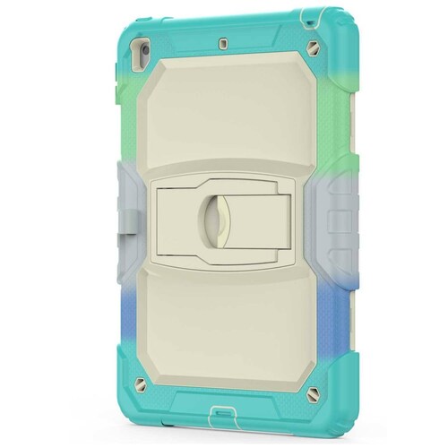 Funda TEKKU StandC uso rudo para iPad 10 de 10.9" MultiAzul A2696 A2757 A2777 