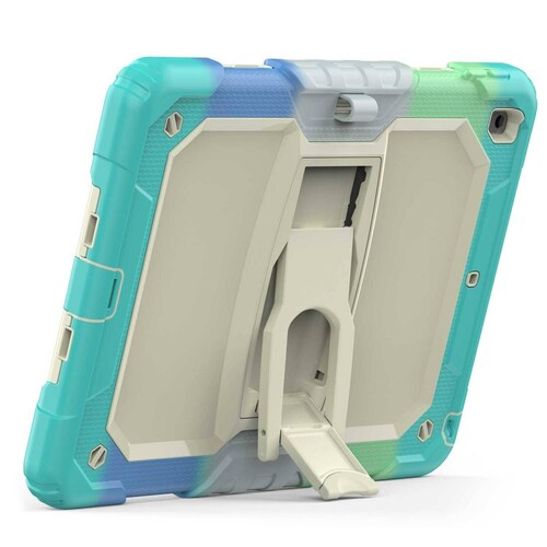 Funda TEKKU StandC uso rudo para iPad 10 de 10.9" MultiAzul A2696 A2757 A2777 