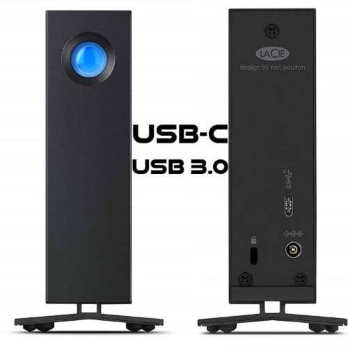 DISCO DURO EXTERNO SEAGATE LACIE PROFESSIONAL COLOR NEGRO 8TB STHA8000800
