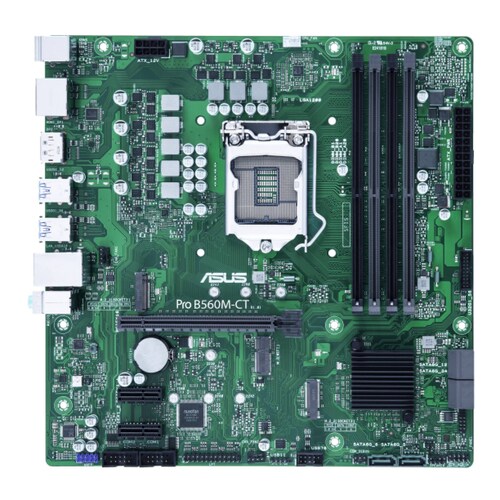 MB ASUS B560 MATX EMPRESARIAL LGA 1200 4DDR4 128GB 4600MHZ 2HDMI DP PCIE4.0 PRO B560M CT CSM