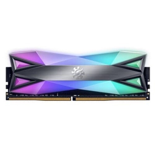 MEMORIA RAM DIMM ADATA XPG D60 8GB 3200MHZ DISIPADOR TITANIO RGB AX4U32008G16A ST60